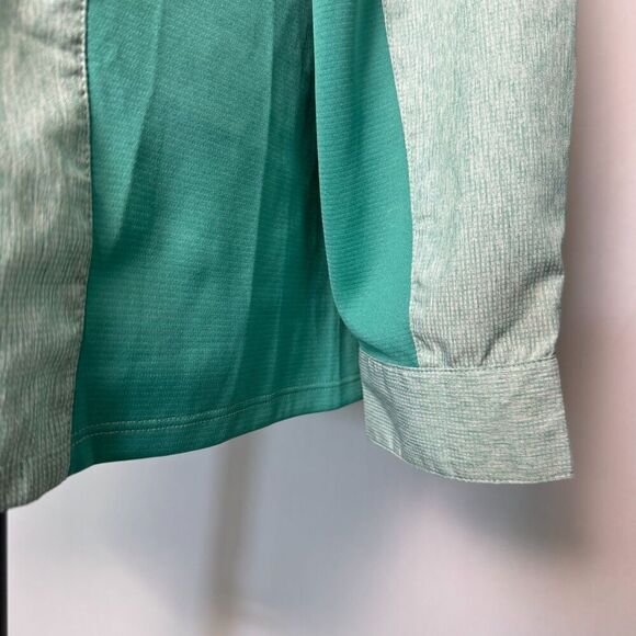 Cabela's XPG Long Sleeve Shirt, Women's Sz L, Green & White, Fishing, Outdoors - Picture 8 of 13